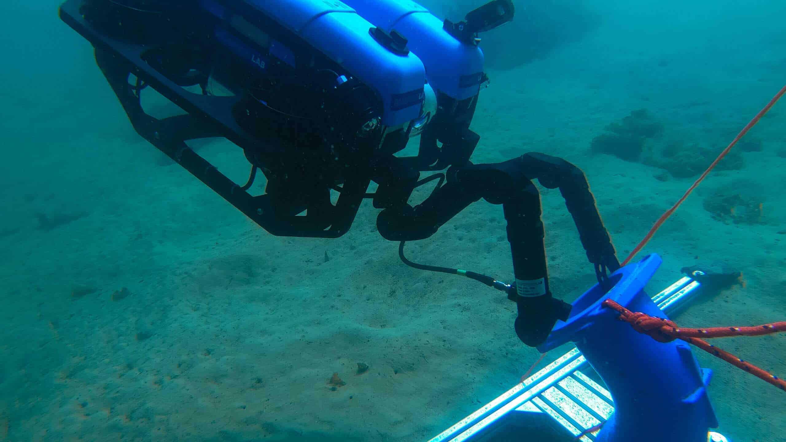 Image on underwater ROV vehicle by Blue print lab.